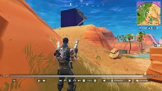 Fortnite - Mysterious Giant Black Cube in Paradise Palms