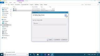 How to create Setup exe file in Visual Studio 2015 with SQL Database | FoxLearn