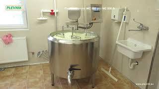 Cheese making 300 l with Cheese kettle SKH 300 EL PRO