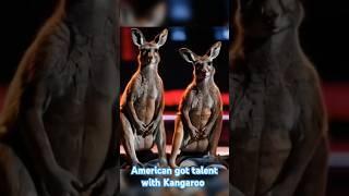 American got talent magic show with Kangaroo#shorts