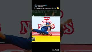 The Japanese warrior was defeated ‍ #judo #sport