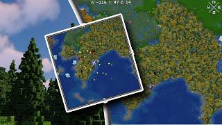 Minecraft: Xaero's MINIMAP and Xaero's WORLD MAP (2020)