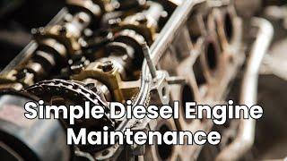 Simple Diesel Engine Maintenance Tips