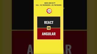 React vs Angular | Difference between React & Angular Learn MEAN in KaaShiv InfoTech