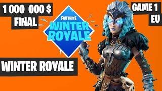 Fortnite Winter Royale GRAND FINAL Game 1 EU Highlights [Fortnite Tournament 2018]