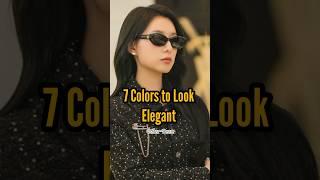 7 Colors to look Elegant!!  #elegant #sigmafemale #attitude #starbean