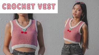 Easy Crochet Vest Tutorial | Crochet Simple Vest | Chenda DIY