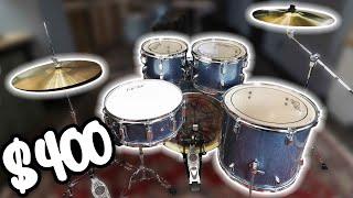 This Drum Set SHOULD NOT Sound This Good  - $400 Amazon Drum Set Review