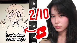 ROASTING YOUTUBE SHORTS ART TIPS