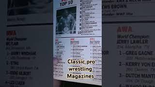 Classic Pro Wrestling magazines  #wrestling #wwf #wwe