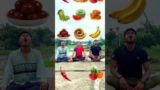 Eating biscuits,honey,icecream, fruits, singara vs Chilli, Shikhar, insects & fish - vfx video 