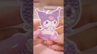 kuromi diamond painting KeyRing #diamondpainting #crafts #shorts #diycraft #sanrio #asmr