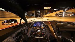 Bugatti CHIRON Pur Sport Night Drive (POV) - Assetto Corsa