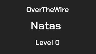 OverTheWire Natas Level 0