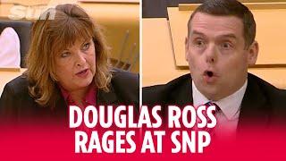 Chaos as Douglas Ross rages at SNP for ditching pledge to fully dual key road by 2030