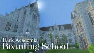 Dark Academia Boarding High School | The Sims 4 Speed Build [CC + links + tray files]