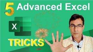 5 Advanced Excel Tricks | Unseen New Tricks 2025 | MS Excel Tips & Tricks