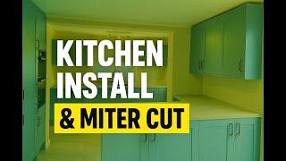 DIY Kitchen Build (Part 2) | Miter Joint, Full Install & Final Touches