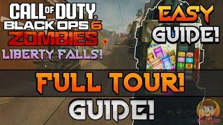 Black Ops 6 Zombies: Liberty Falls! Tour Guide! PERKS, ARMOR, FREE POINTS + MORE!