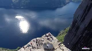 Прекестулен, Норвегия. Preikestolen, Norway - most visited natural tourist attractions in Norway