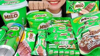 ASMR MILO PARTY (ALL VARIANT) MILO ICE CREAM, MILO CHOCOLATE BAR, GRANOLA, NUGGETS, CUBE, COOKIES