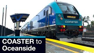 COASTER, San Diego to Oceanside California, North County Transit District, Siemens Charger