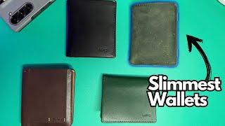 The Slimmest EDC Wallets! Bellroy Slim Sleeve vs. Note Sleeve (Premium) vs. Double Oak Cloud Wallet