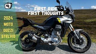 Moto Guzzi Stelvio 2024 | First ride first thoughts | The new Italian Stallion???