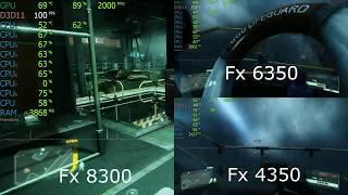 Crysis, Crysis 2, Crysis 3, Metro 2033, S.T.A.L.K.E.R. VS FX 8300 ОС, FX6350, FX 4350