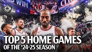Clippers Top 5 Home Games of '24-25 Season | LA Clippers