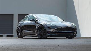 Tesla Model 3 with TSW Marina Wheels