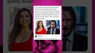 Eva Longoria quietly saved John Wick (2014) by investing $6 million when the film hit a last-minute