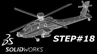 Step18 Attack helicopter | SOLIDWORKS