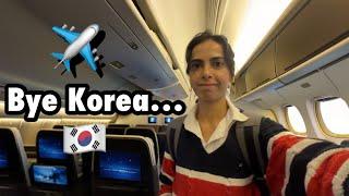 Leaving Korea…