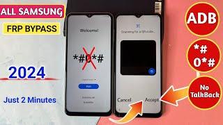 "Latest Code 2024" Samsung All Model FRP Bypass Android 12-13-14️Google Account Remove Without Pc