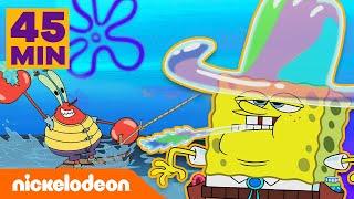 SpongeBob | 45MIN delle Vacanze più Strane di SpongeBob | Nickelodeon Italia