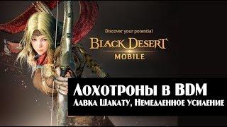 Лохотроны в Black Desert Mobile - Лавка Шакату и Немедленное усиление