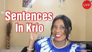 Types Of Sentences In Krio| What is a Sentence?