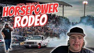 Aiden Joins into Westen Champlin's Horsepower Rodeo Burnout Competition!