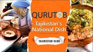 Do you know Tajikistan National Dish? QURUTOB, Dushanbe to Tashkent, Uzbekistan