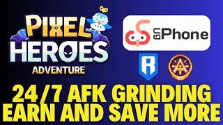 EARN MORE in PIXEL HEROES ADVENTURE and other WEB 3.0 IDLE GAMES using the UG PHONE CLOUD SERVICES