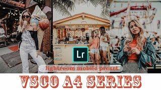 LIGHTROOM MOBILE TUTORIAL Lightroom Mobile Preset VSCO A4 Series