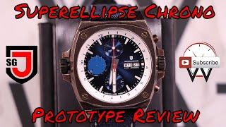 Jubileon Superellipse Chronograph Watch Review - ETA Valjoux 7750