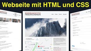 HTML und CSS Tutorial für Anfänger | Eigene Webseite erstellen