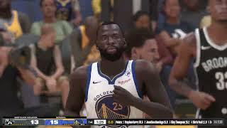 NBA 2K24 Gameplay: Brooklyn Nets vs Golden State Warriors - (Xbox Series X) [4K60FPS]