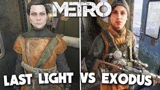 Metro Exodus vs Metro Last Light Redux Comparison