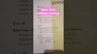 neet reduced syllabus biology class 11.NEET2024.NEET AIIMS.