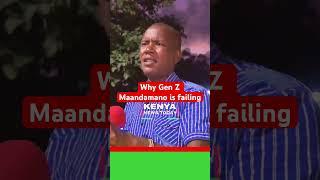 Why Gen Z Maandamano is failing #politicsnews #ruto #raila #gachagua #kalonzomusyoka #genz