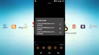 How to change Audio Track in VLC Android App