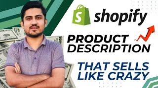 How To Write Shopify Product Description With ChatGPT That Sell | Shopify Product Copywriting